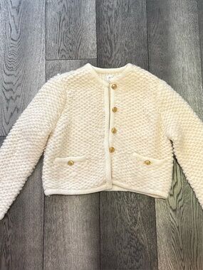 Helsa Laki Cardigan with Gold Buttons